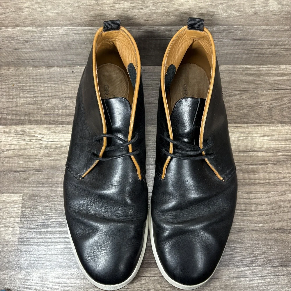 Cole Haan GrandPro Chukka Black Mens US Size 13 C24789 Boots